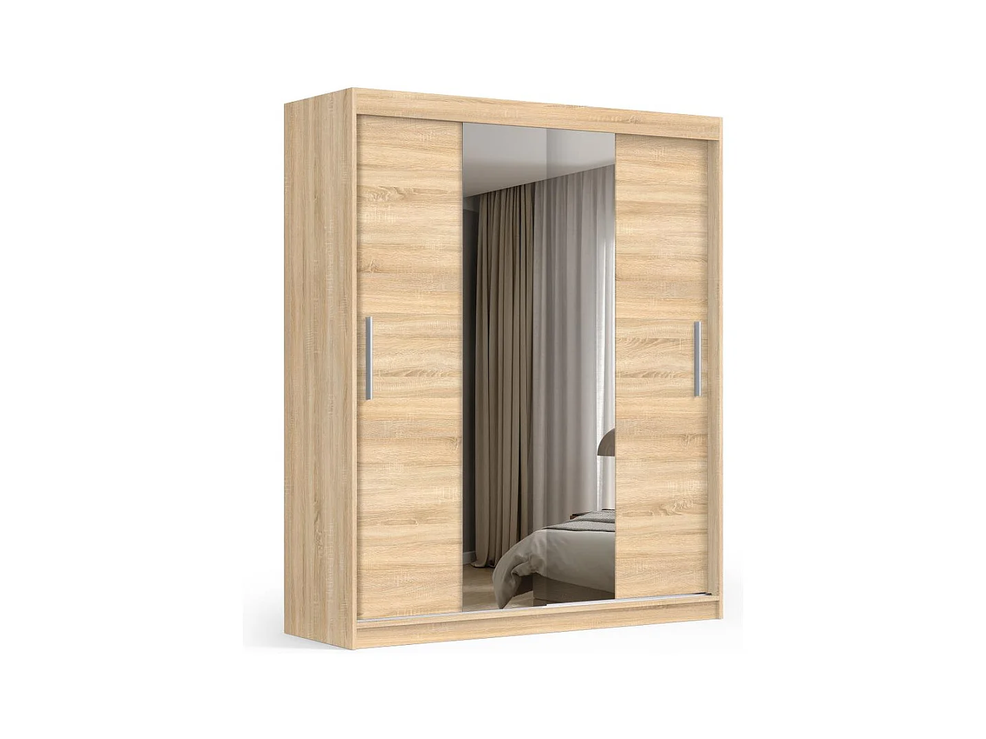 ARMOIRE A PORTES FERMÉES Katrina chêne Sonoma 180/215,5/59 cm 2 portes