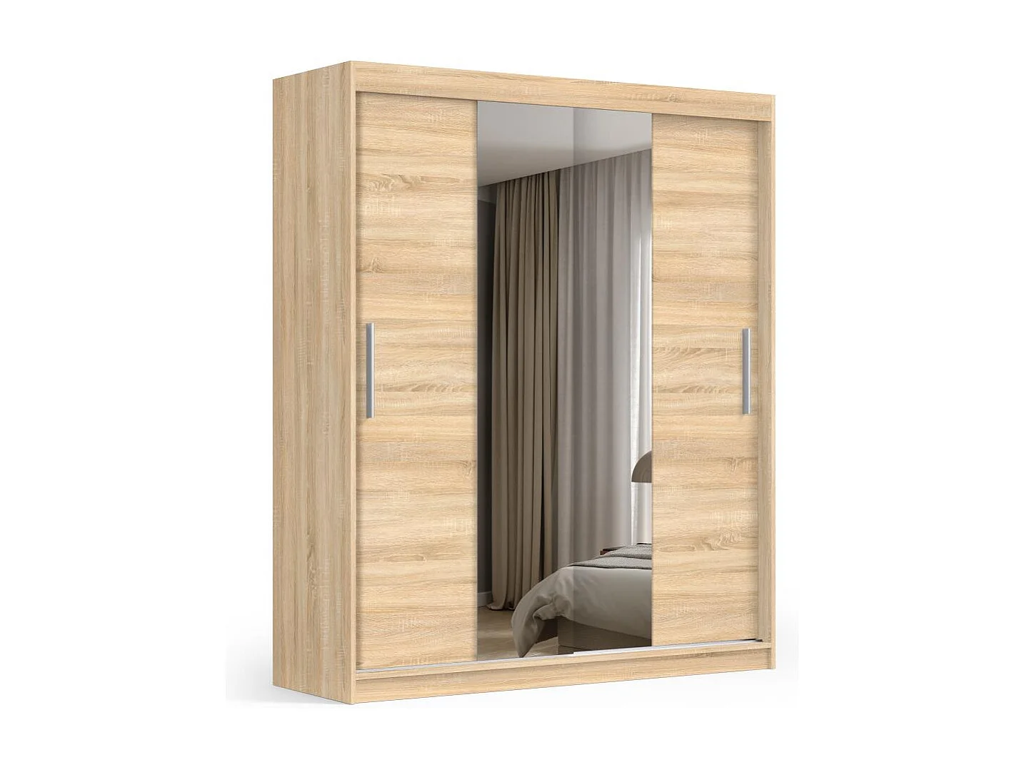 ARMOIRE A PORTES FERMÉES Katrina chêne Sonoma 180/215,5/59 cm 2 portes