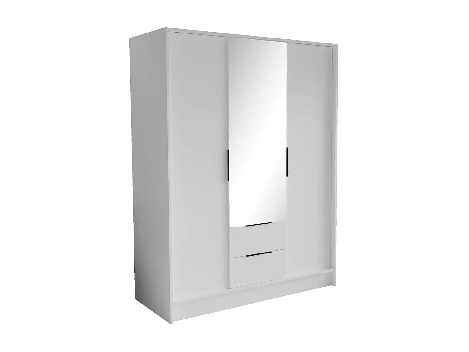 ARMOIRE À PORTES TOURNANTES Niko 150/51/200 cm blanc