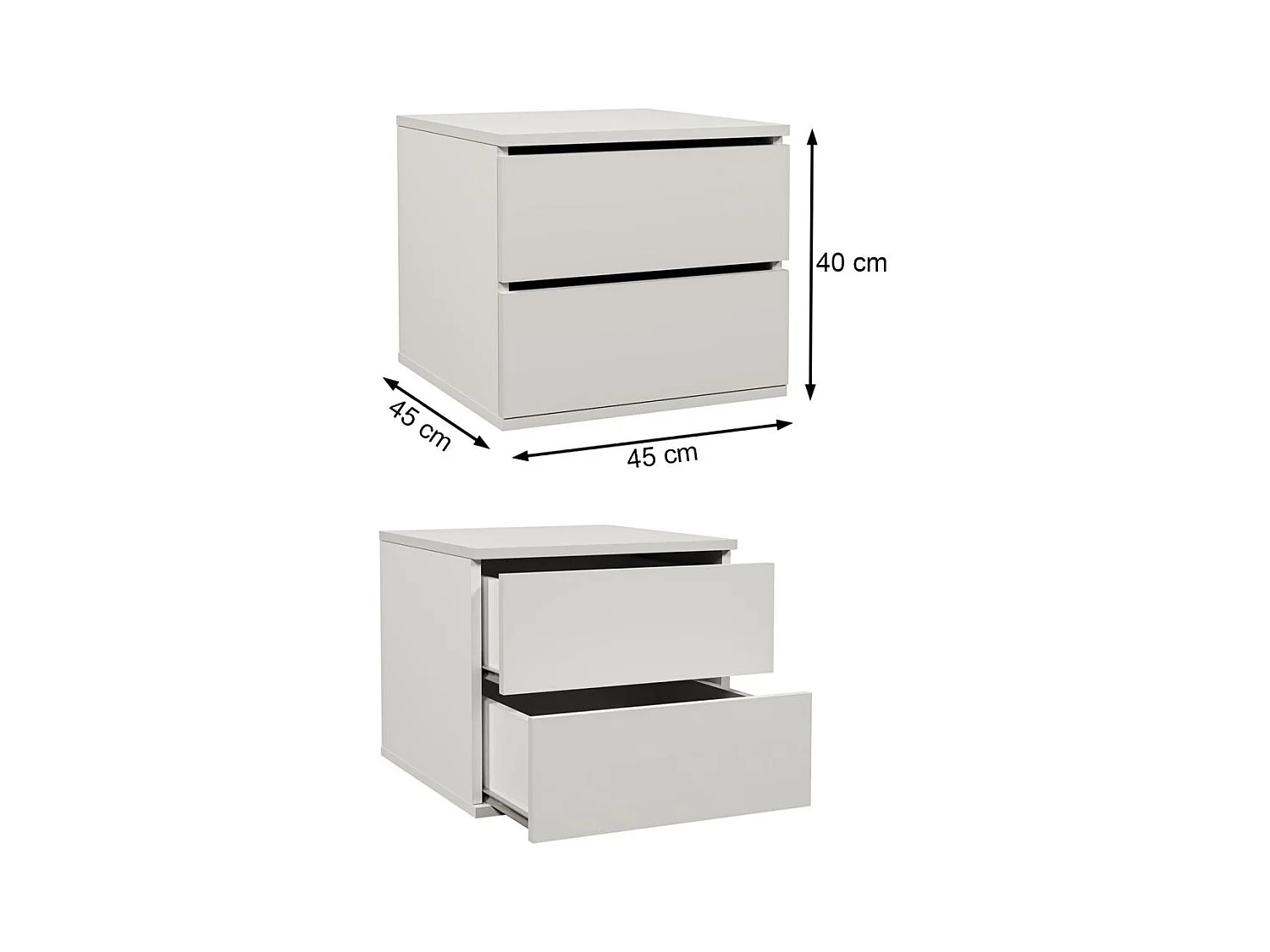 ARMOIRE A PORTES FERMÉES Helix 120/216/61 cachemire+noir avec blocs-tiroirs