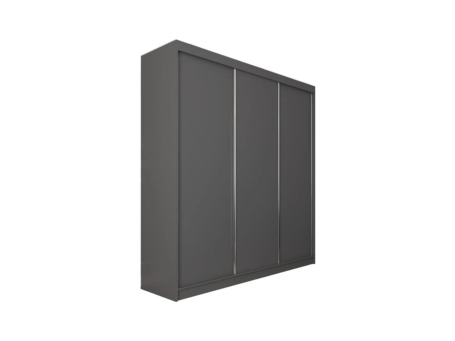 ARMOIRE À PORTES FERMÉES Mario 240/216/61 graphite avec tiroirs