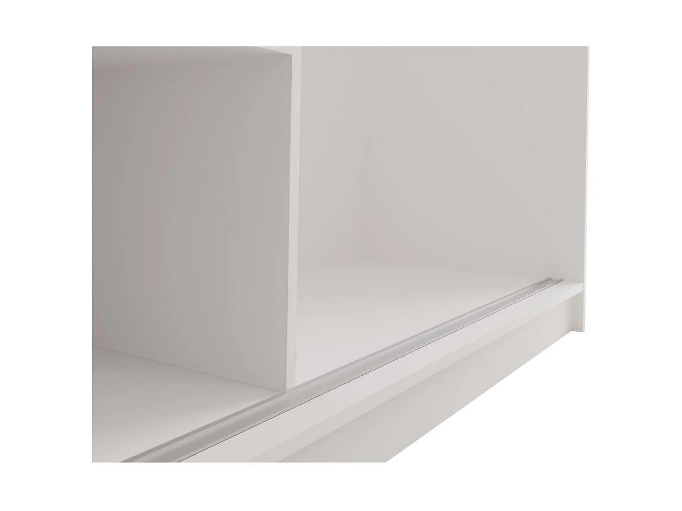 ARMOIRE À PORTES FERMÉES Mario 120/216/61 cachemire avec inserts à tiroirs