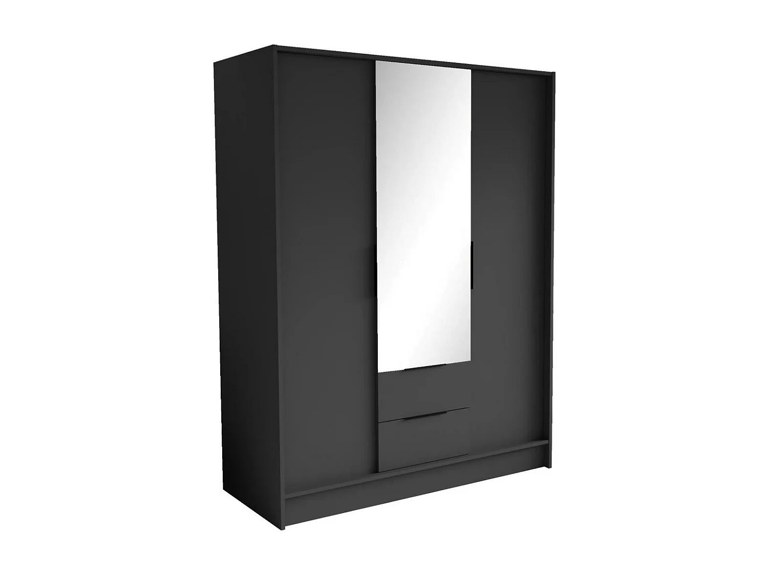 ARMOIRE À PORTES TOURNANTES Niko 150/51/200 cm graphite