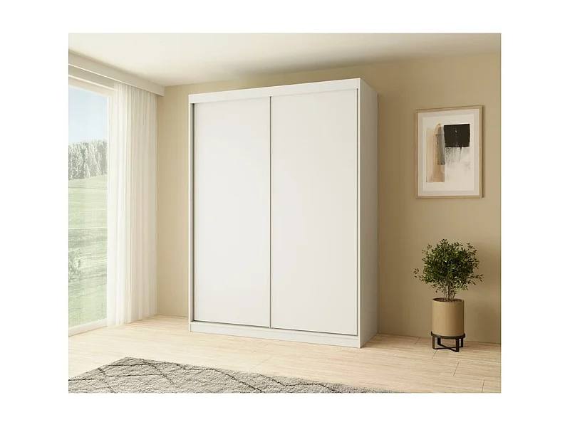 ARMOIRE À PORTES FERMÉES Mario 150/216/61 blanc