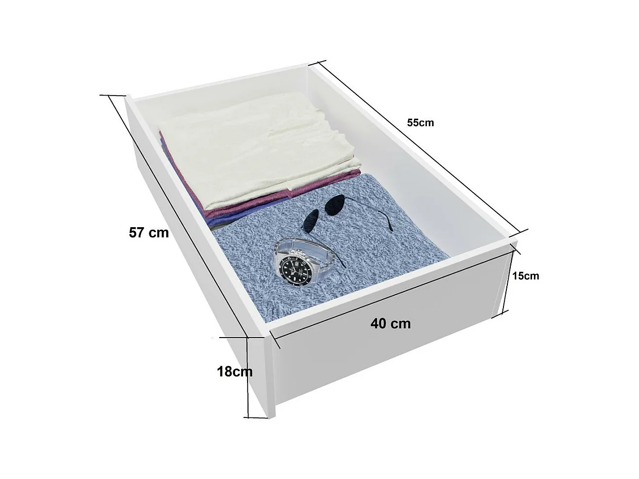 Hangkast Velis II 200/61/215 zwart+grafiet