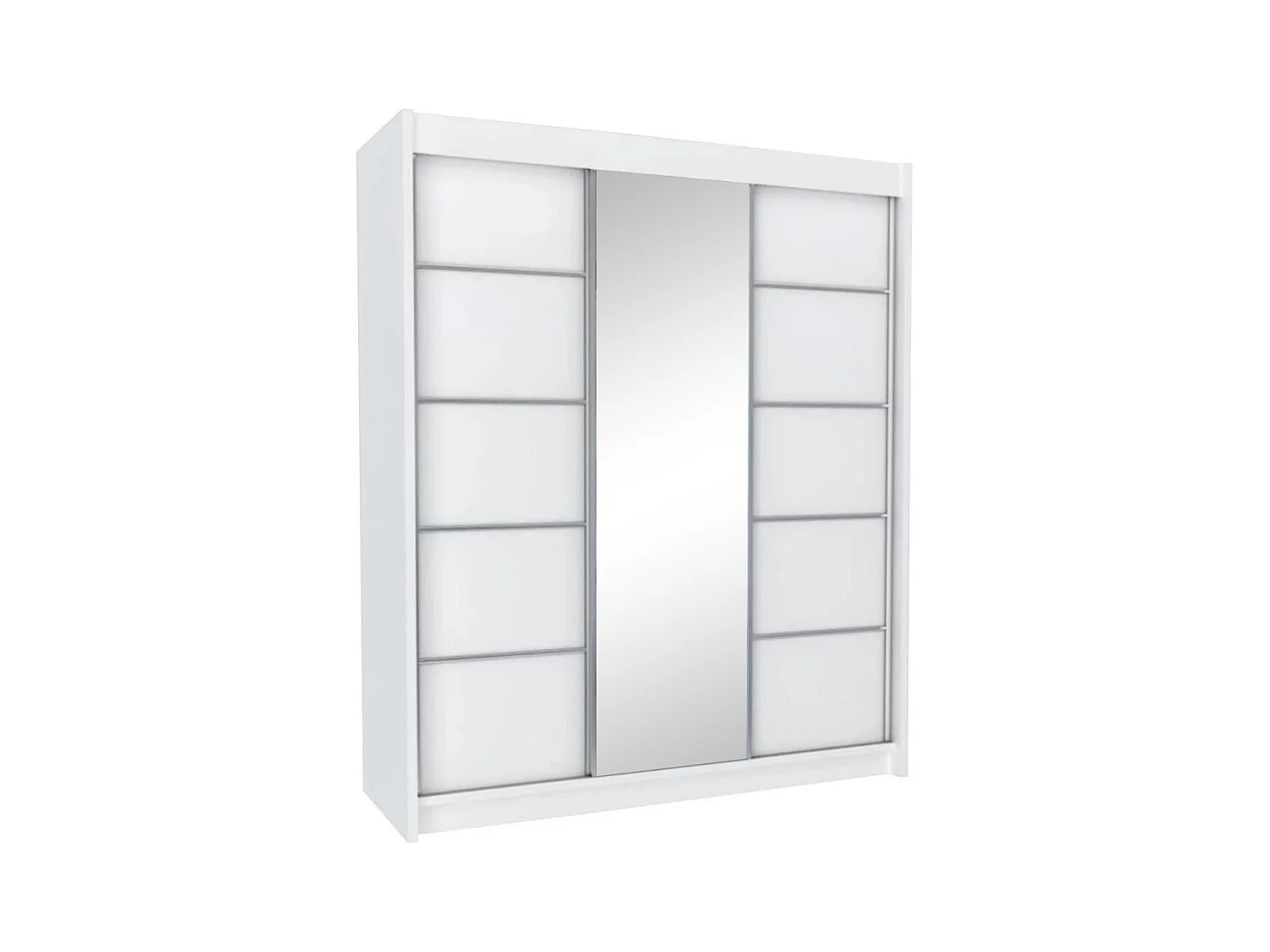 SCHWEBETÜRENSCHRANK Marika 240/216/61 kaschmir mit Spiegel