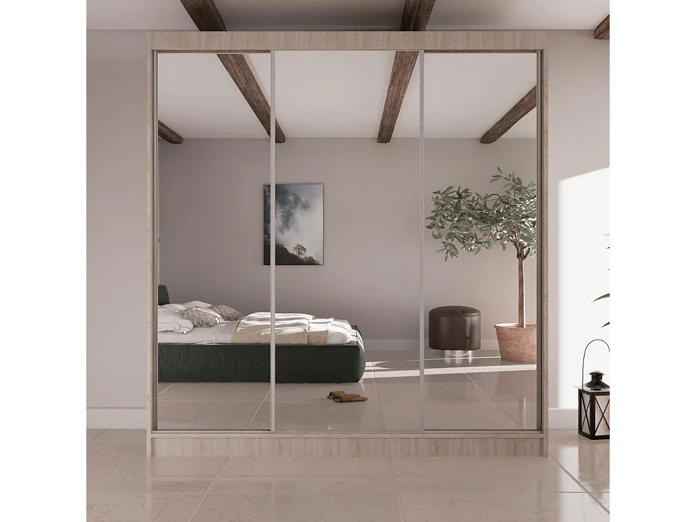 ARMOIRE A PORTES FERMÉES Homa II 200/61/215 chêne sonoma