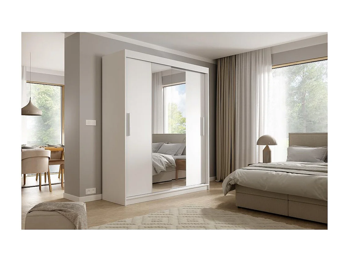 Hangkast Katrina wit 200/215,5/59 cm 2-deurs