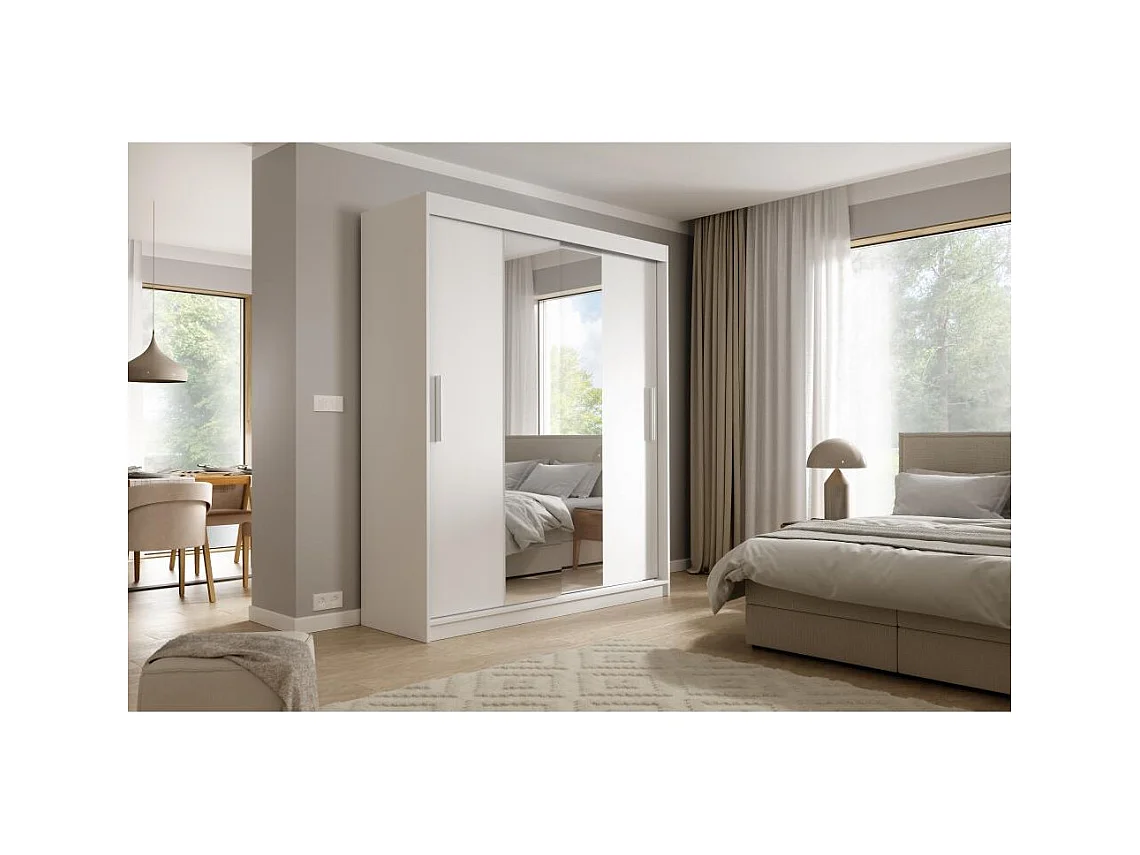 Hangkast Katrina wit 200/215,5/59 cm 2-deurs