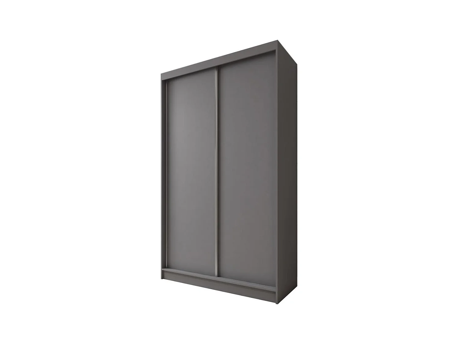 ARMOIRE À PORTES FERMÉES Mario 120/216/61 graphite avec tiroirs