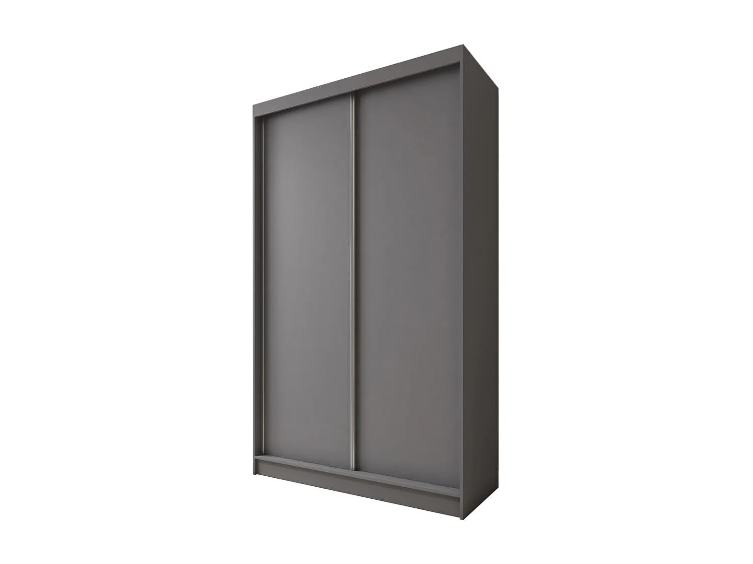 ARMOIRE À PORTES FERMÉES Mario 120/216/61 graphite avec tiroirs