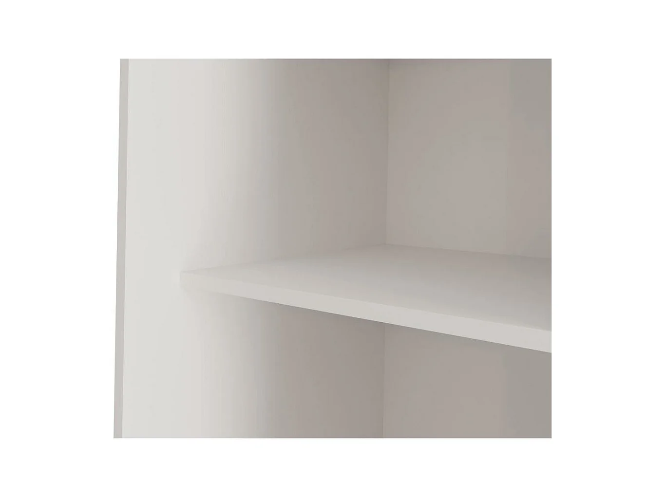 ARMOIRE A PORTES FERMÉES Gaja 150/216/61 blanc avec miroir et blocs-tiroirs