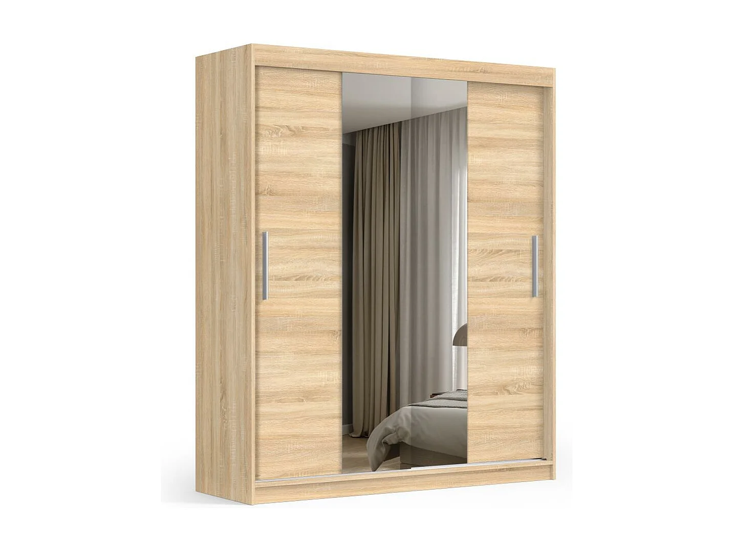 ARMOIRE A PORTES FERMÉES Katrina chêne Sonoma 200/215,5/59 cm 2 portes