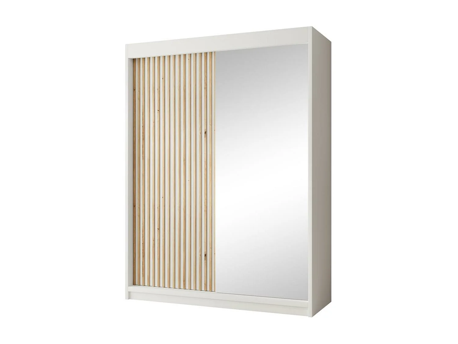 Hangkast Void 160/215/58 2-deurs wit met spiegel