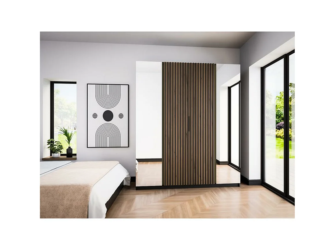 DRAAIDEURKAST Kaya 200/62/239 4-deurs met twee spiegels