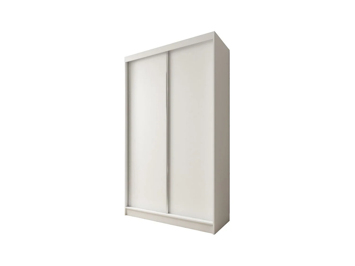 ARMOIRE À PORTES FERMÉES Mario 120/216/61 blanc avec tiroirs