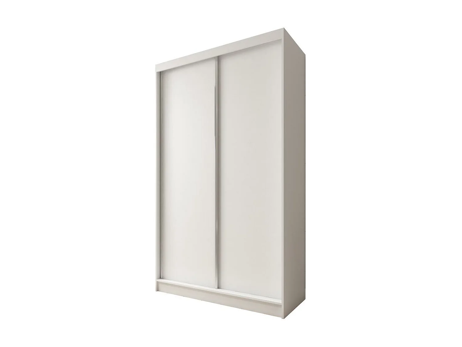 ARMOIRE À PORTES FERMÉES Mario 120/216/61 blanc avec tiroirs