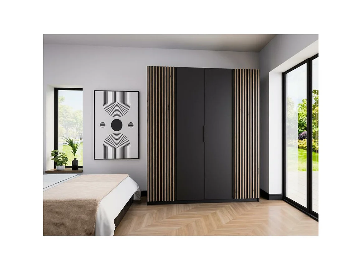 ARMOIRE À PORTES TROIS Kaya 200/62/239 4 portes avec lamelles