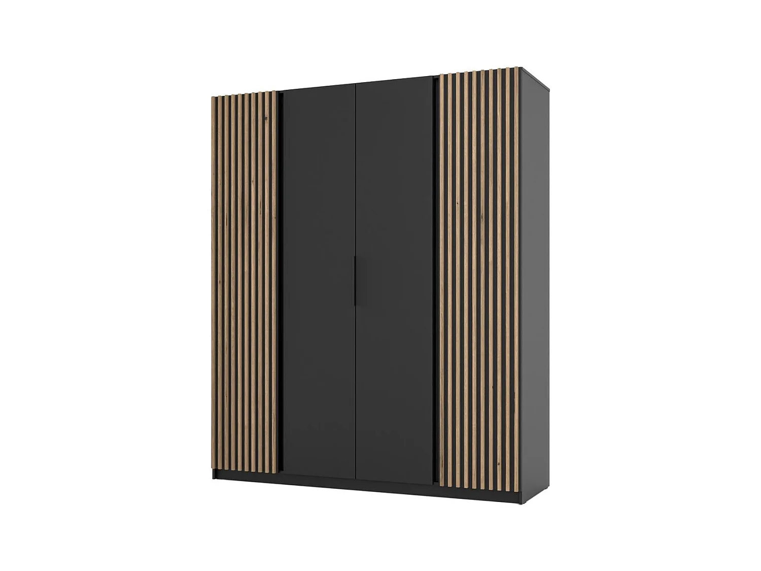 ARMOIRE À PORTES TROIS Kaya 200/62/239 4 portes avec lamelles