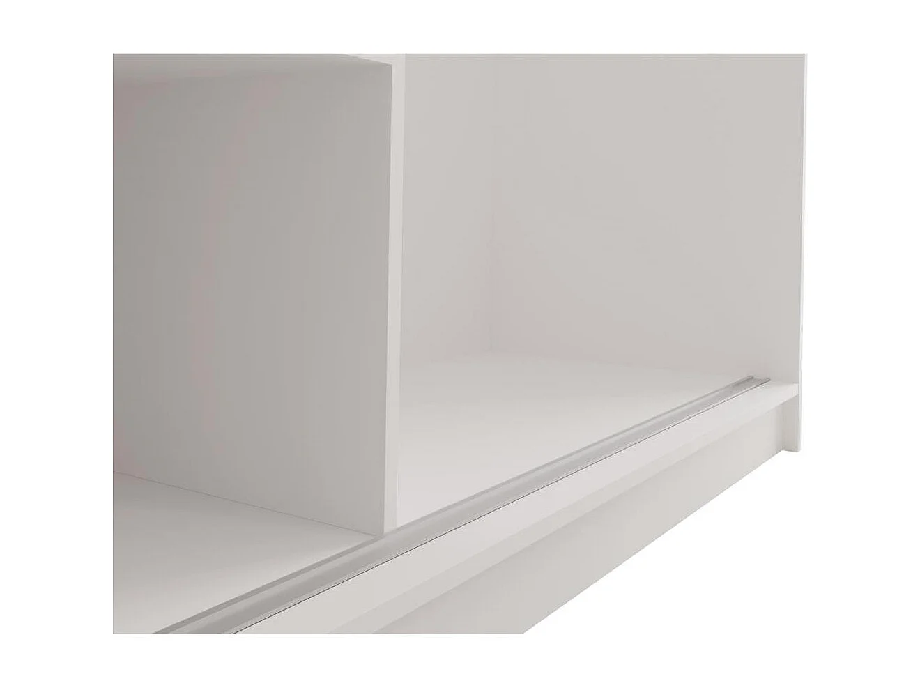 Hangkast Viva 240/216/61 kasjmier met Lacobel-glas