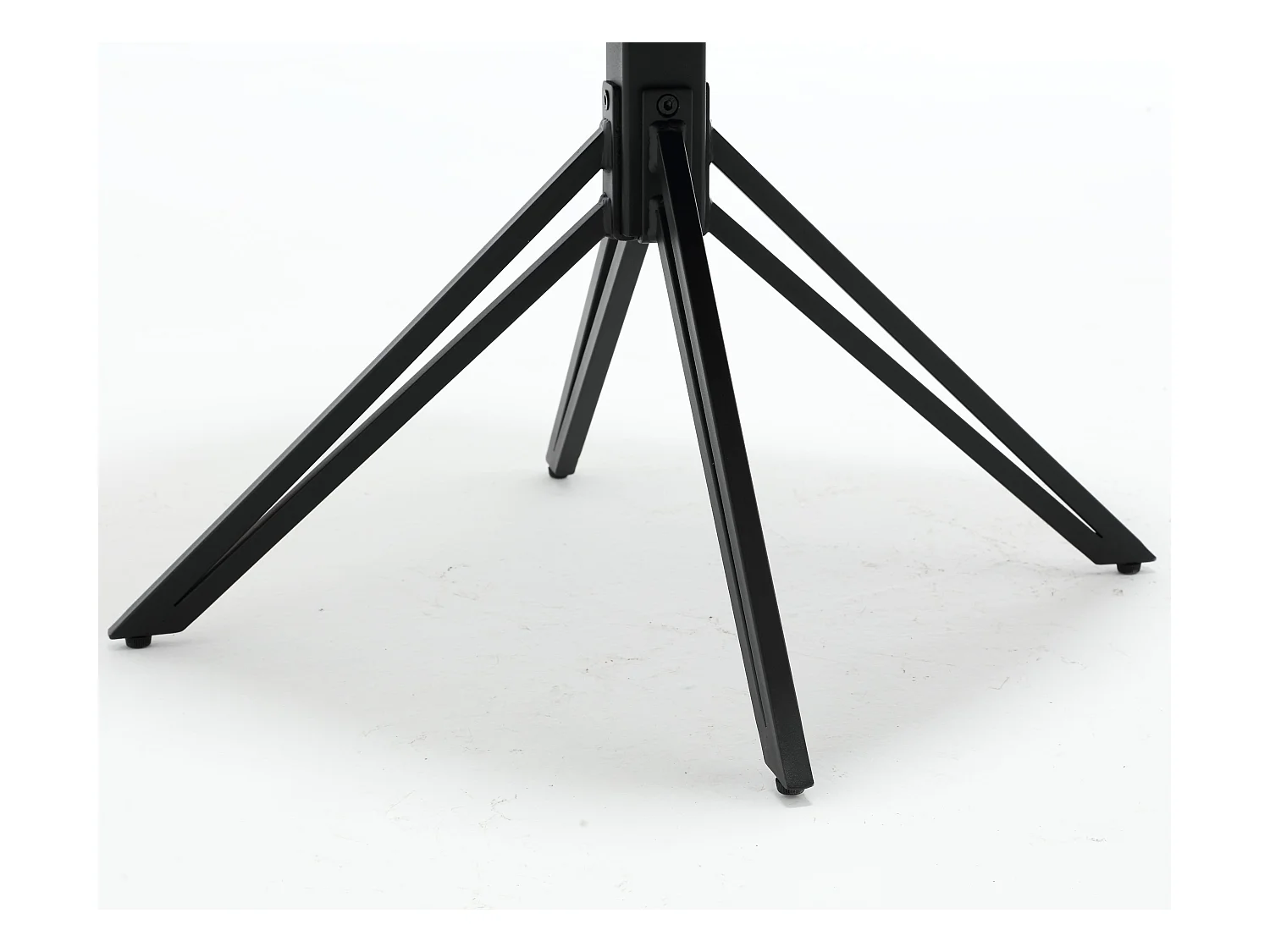 Lot de 2 chaises de salle à manger - tissu et métal - gris - LONDO