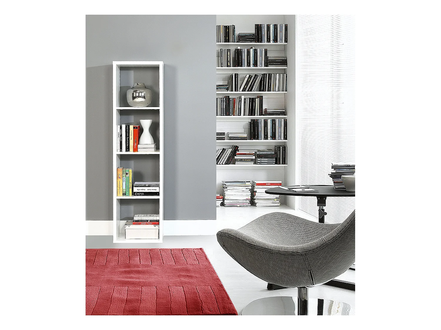 Étagère - aggloméré - blanc - MAURO 411