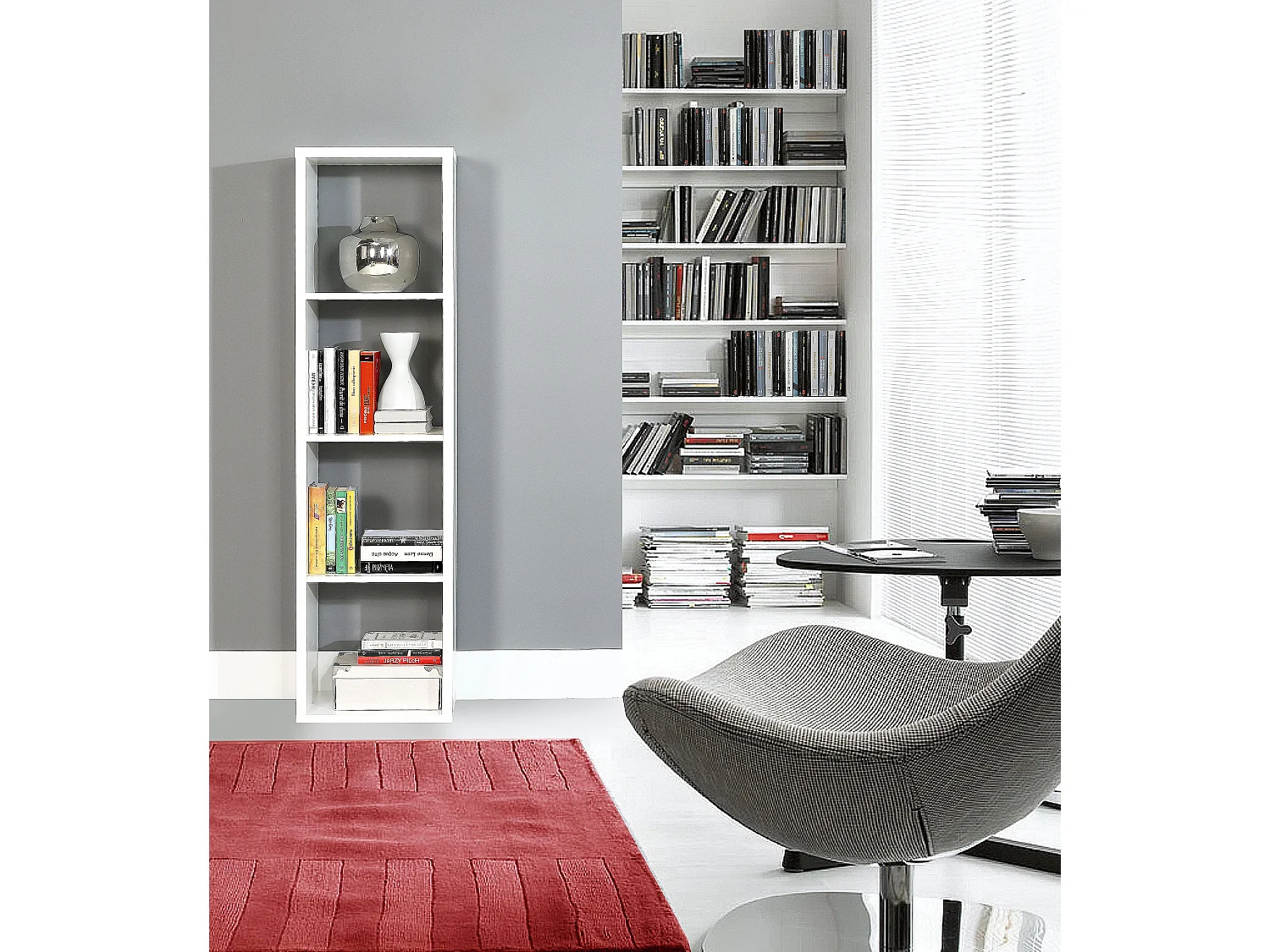 Étagère - aggloméré - blanc - MAURO 411