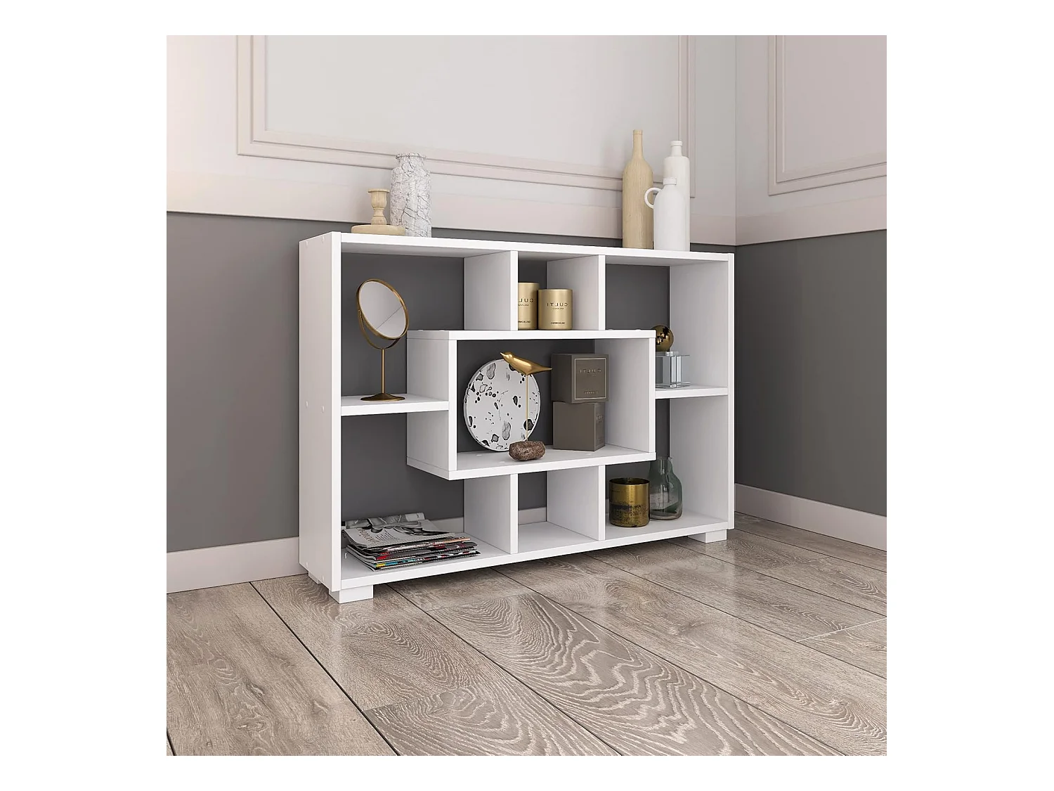 Regal - Spanplatte - weiß - PERSEUS