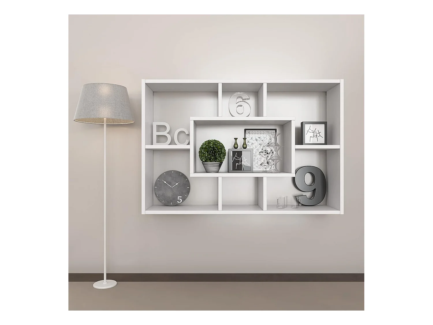 Regal - Spanplatte - weiß - PERSEUS