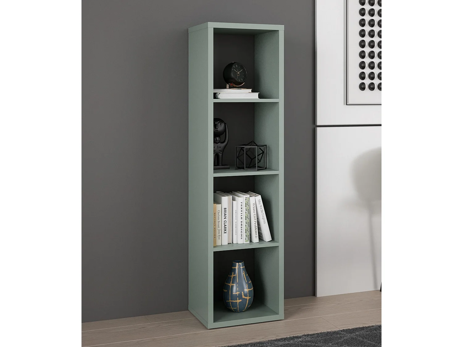 Półka - płyta wiórowa - zielona - MAURO 411