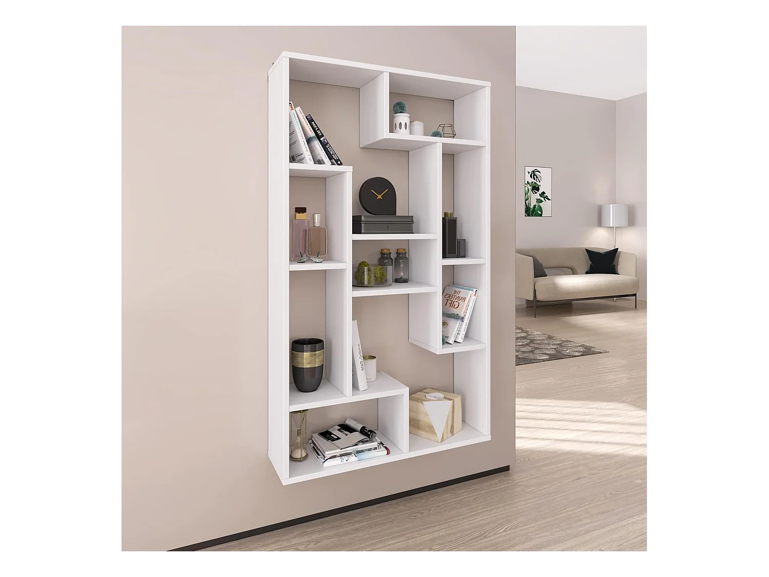 Estante - aglomerado - branco - PERESA