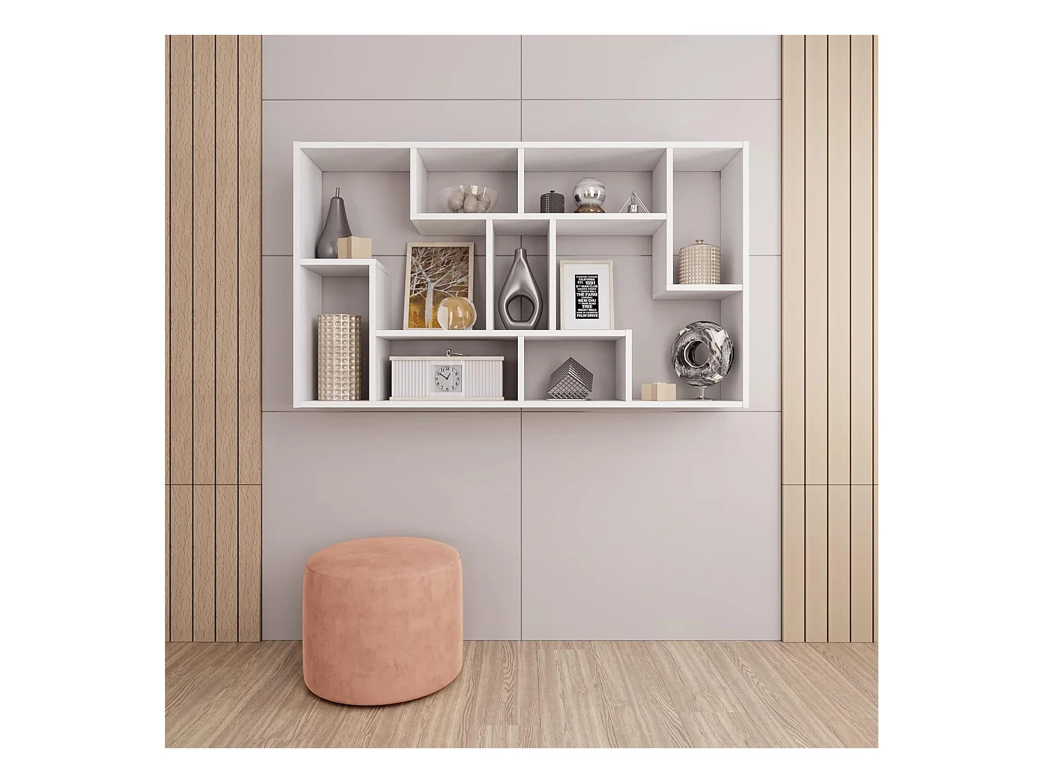 Estante - aglomerado - branco - PERESA