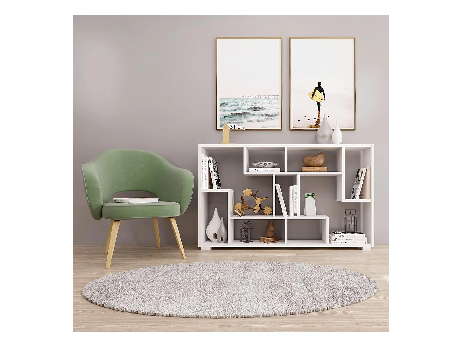 Estante - aglomerado - branco - PERESA