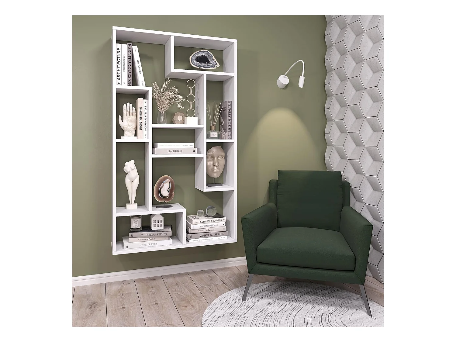 Estante - aglomerado - branco - PERESA