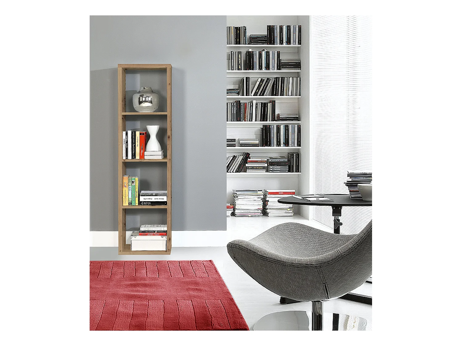 Étagère - aggloméré - chêne - MAURO 411