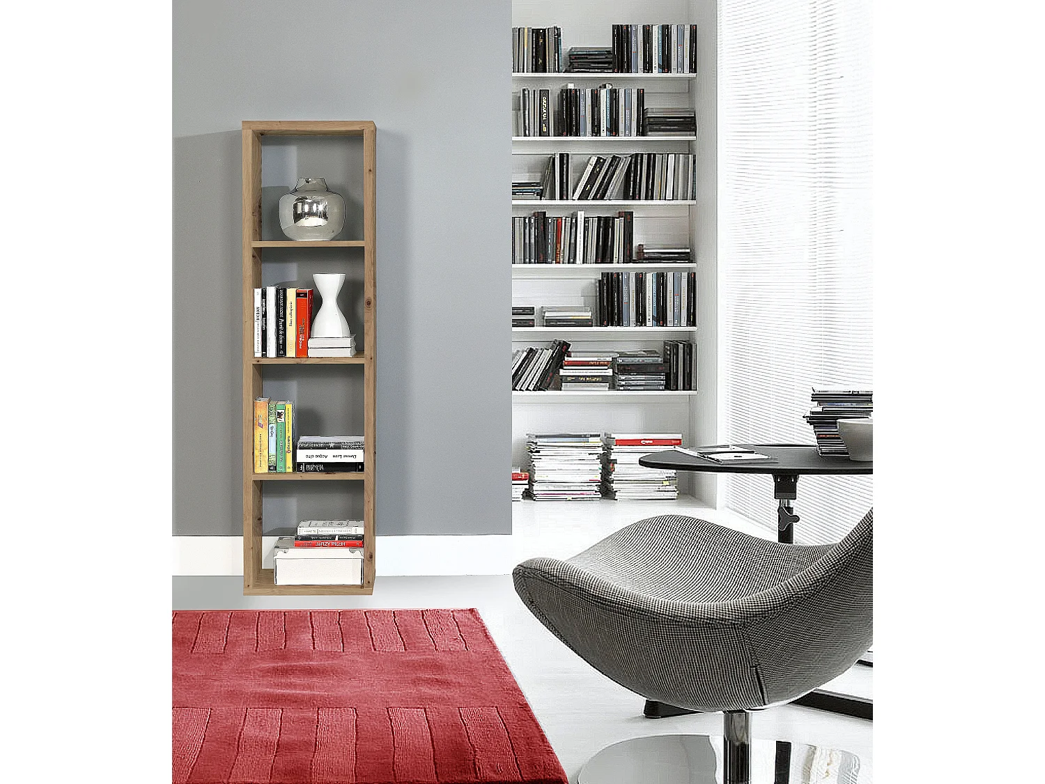 Étagère - aggloméré - chêne - MAURO 411