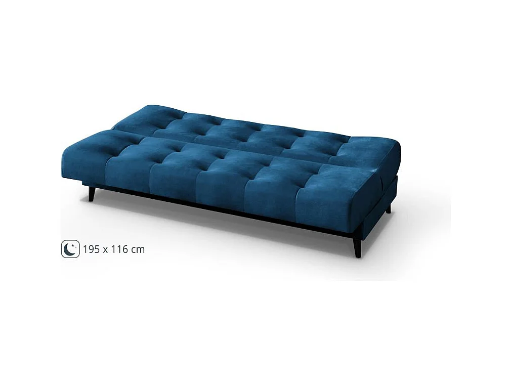 3-SITZER Schlafsofa Nancy dunkelblau