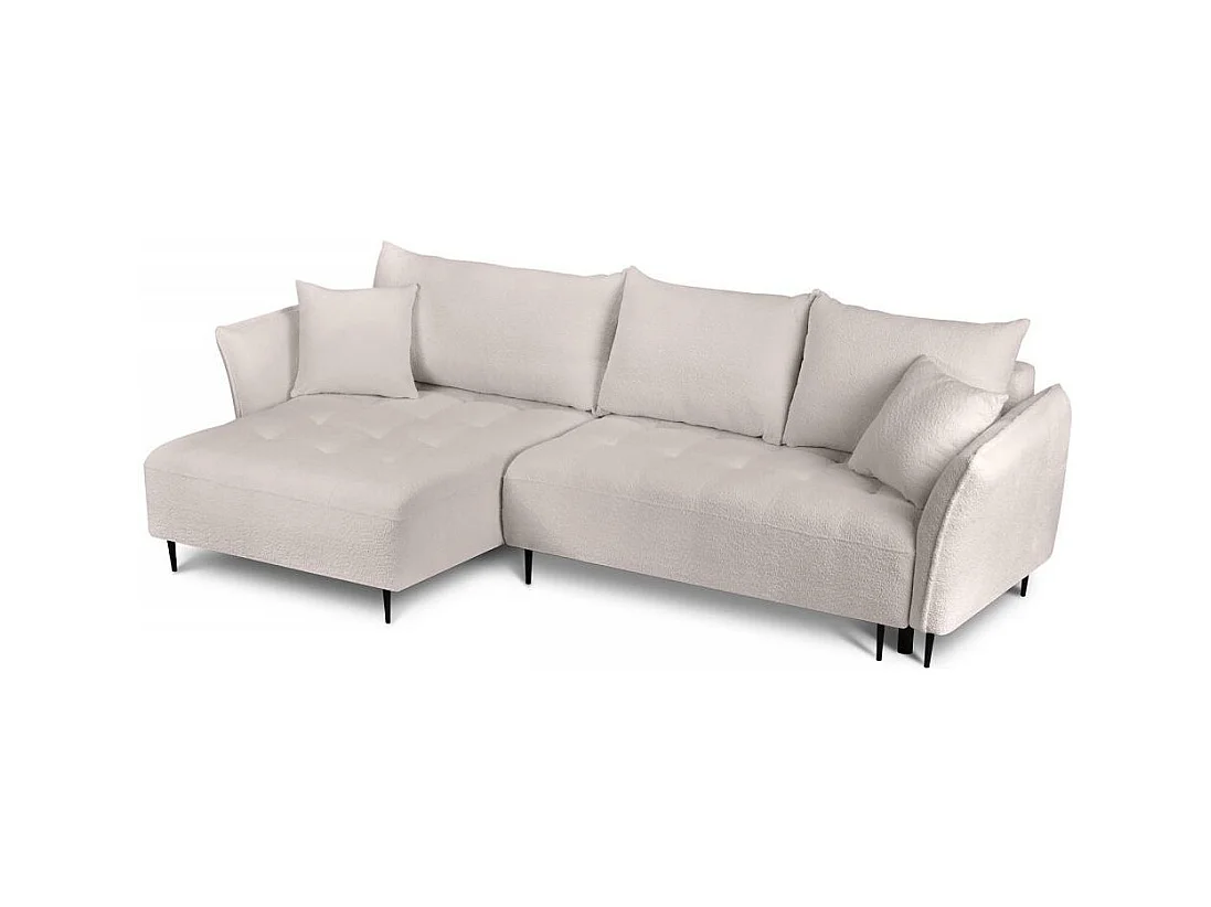 ECKSCHLAFSOFA Bari links rosa