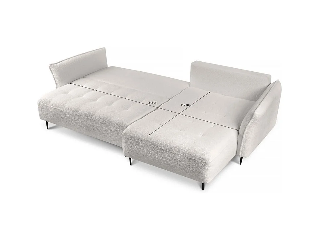 ECKSCHLAFSOFA Bari links rosa