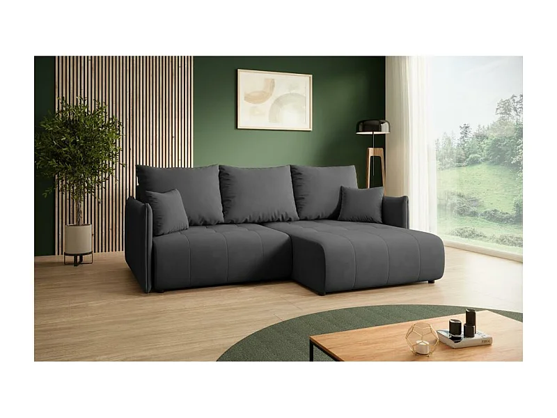 ECKSCHLAFSOFA Henry Mini dunkelgrau