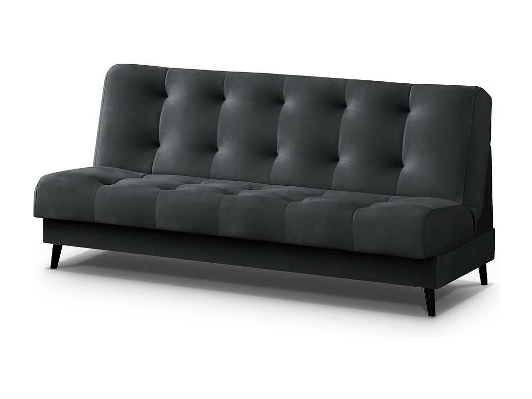 Canapé-lit 3 places Nancy gris foncé