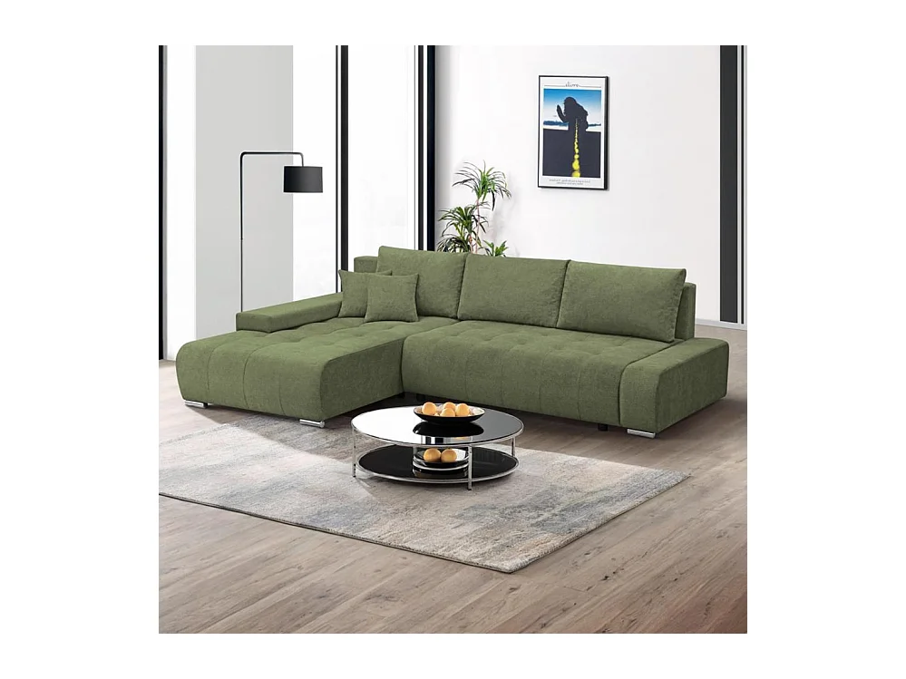 ECKSOFA Draco L vert gauche