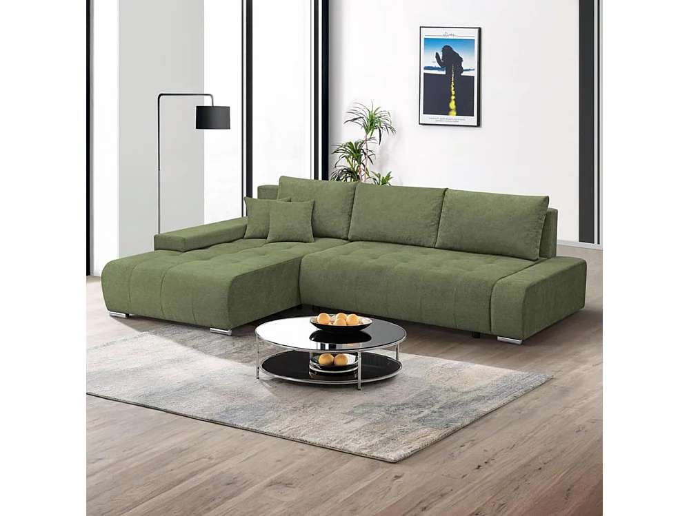 ECKSOFA Draco L vert gauche