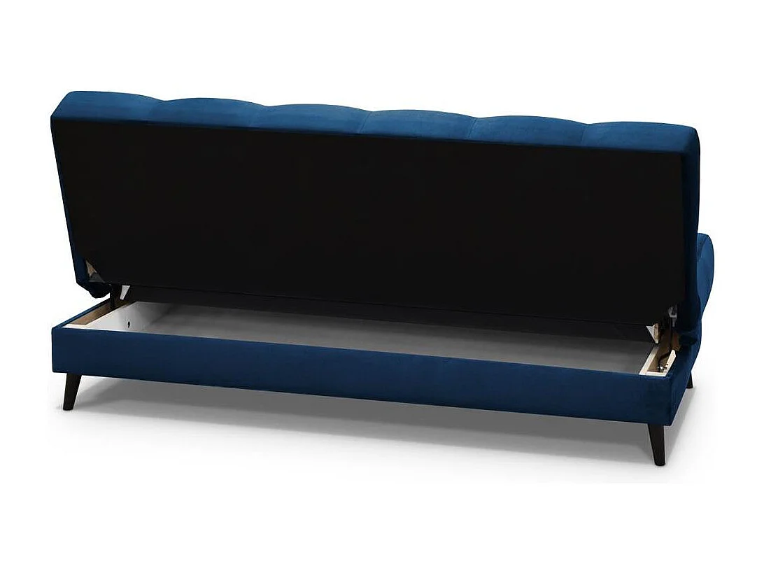 Canapé-lit 3 places Nancy bleu foncé