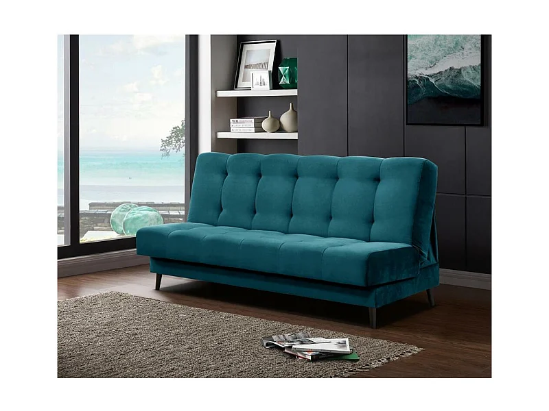 3-SITZER Schlafsofa Nancy hellblau