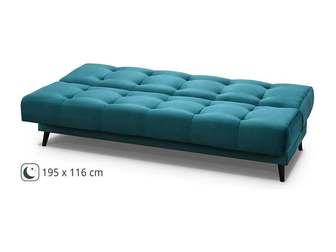 3-SITZER Schlafsofa Nancy hellblau