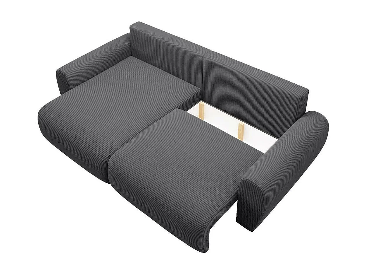 CANAPE Poss L gris foncé gauche