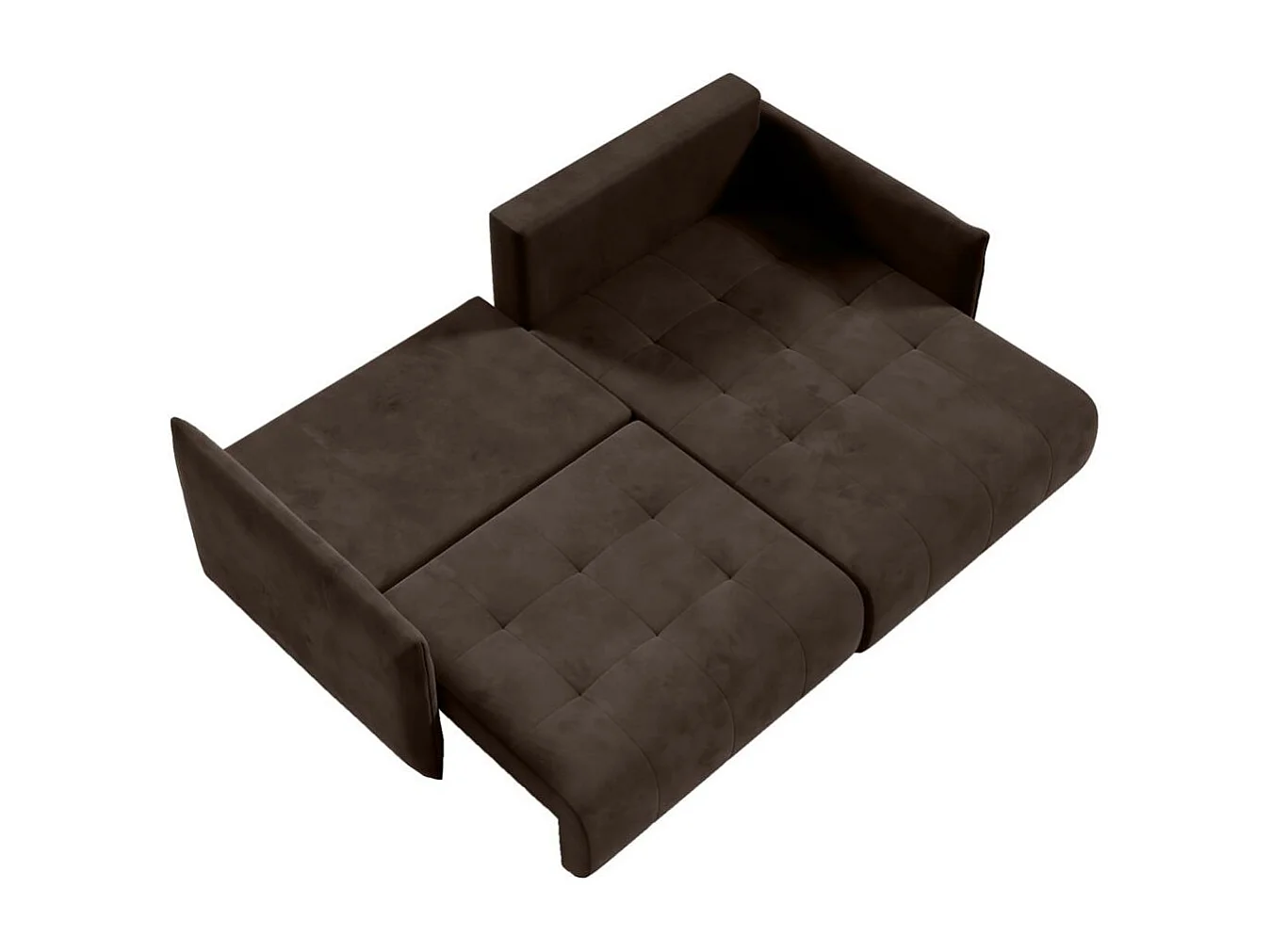 Hoekslaapbank Henry Mini bruin