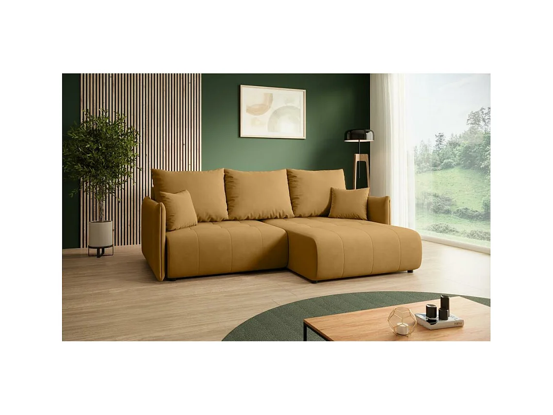 ECKSCHLAFSOFA Henry Mini gelb
