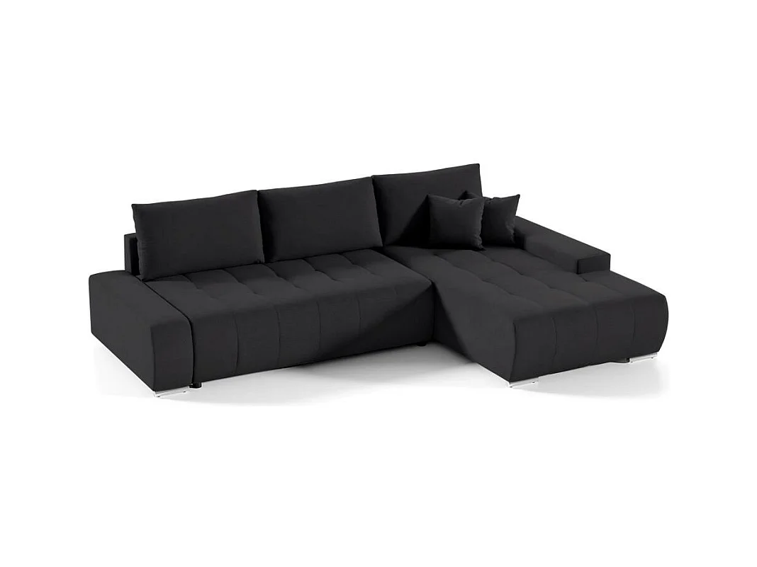 ECKSOFA Draco L schwarz rechts